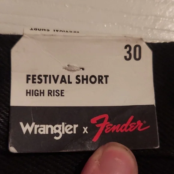 Wrangler X Fender High Rise Shorts